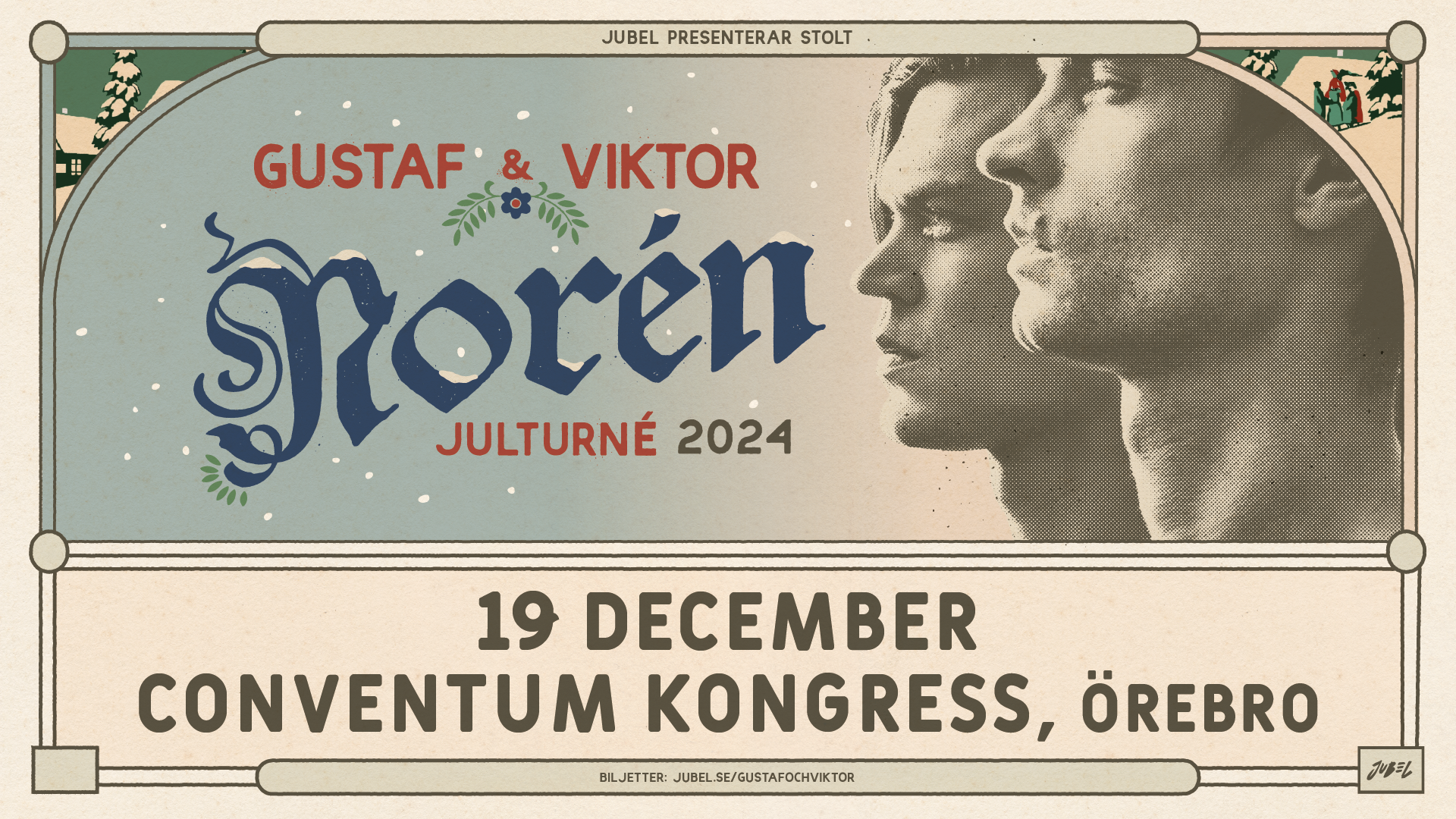 Gustav och Viktor Norén Julturné 2024